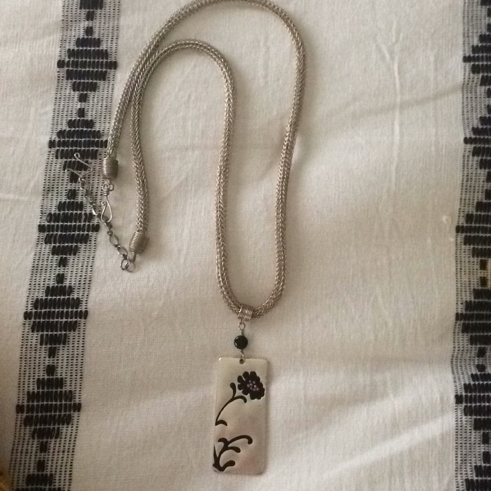 Beautiful silver necklace